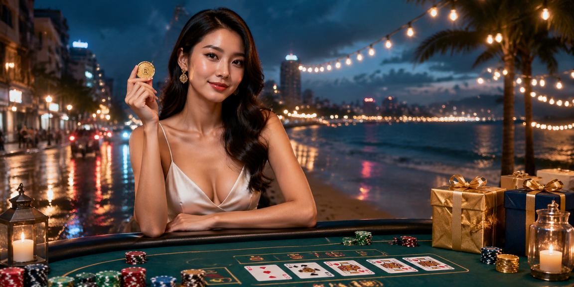 Khung cảnh sòng bài Baccarat bên biển thành phố Hồ Chí Minh